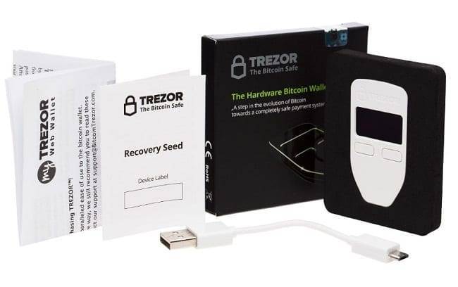 تخزين العملات الرقمية من خلال محفظة Trezor تخزين العملات الرقمية