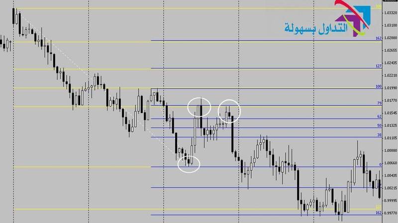 استراتيجية تداخل الفيبوناتشي 