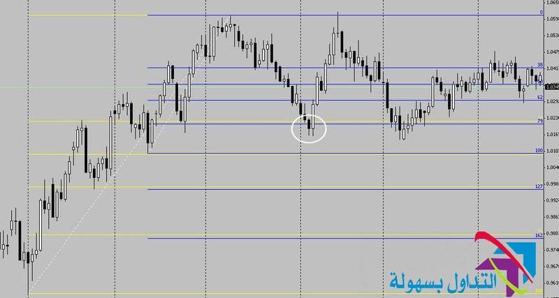 استراتيجية تداخل الفيبوناتشي