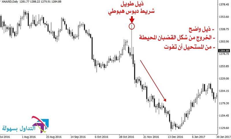 نماذج البرايس أكشن: أفضل ستة أنواع من ذيل القضبان للشموع اليابانية نماذج البرايس أكشن